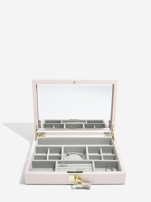 Stackers Leather Lid Pink
