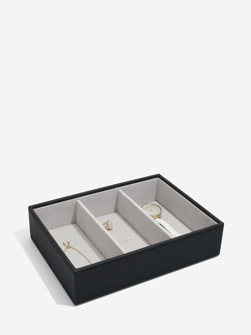 Stackers Watch &amp; Accessory Layer for Classic Jewelry Box Black