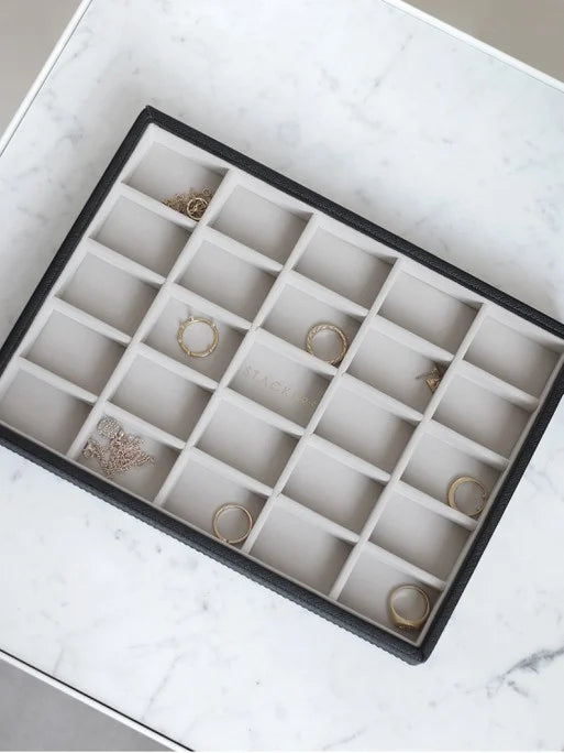 Stackers Small Jewelry Layer for Classic Jewelry Box Black