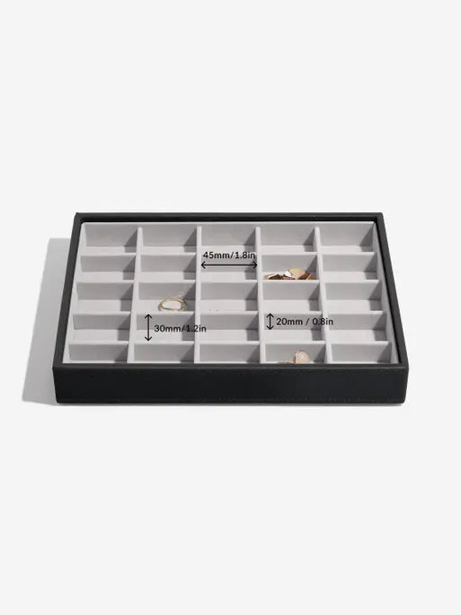 Stackers Klassieke Juwelendoos Set van 3 Zwart