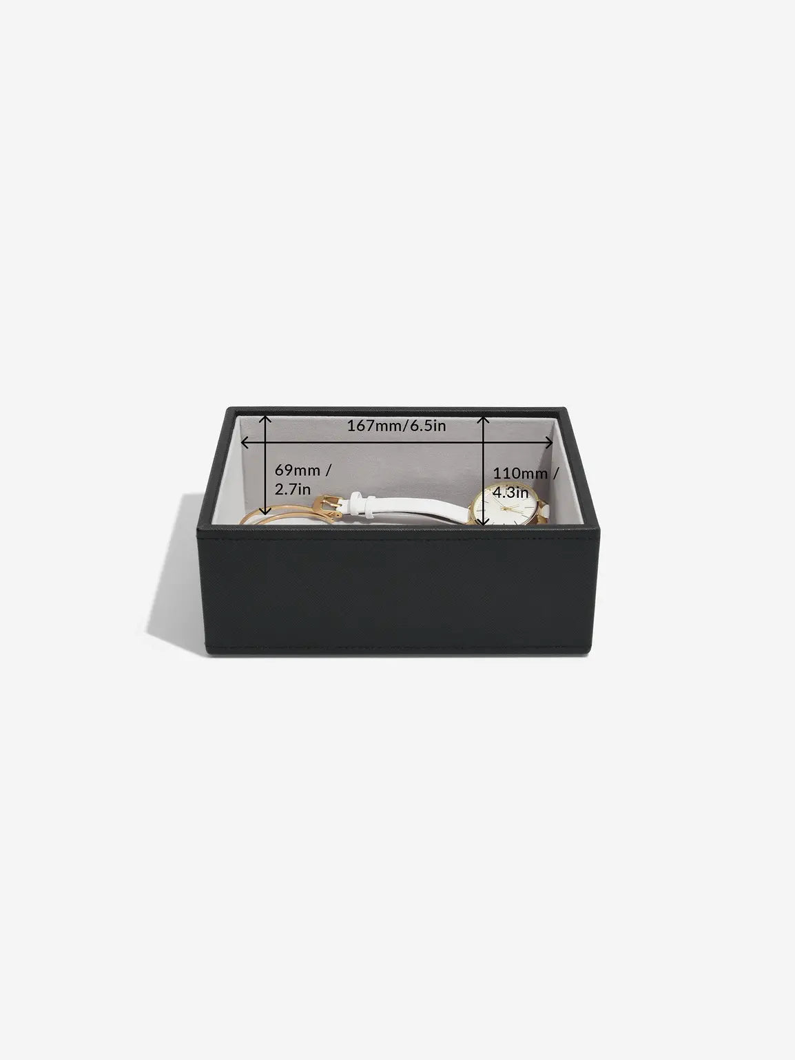 Stackers Mini Watch &amp; Accessory Layer Black