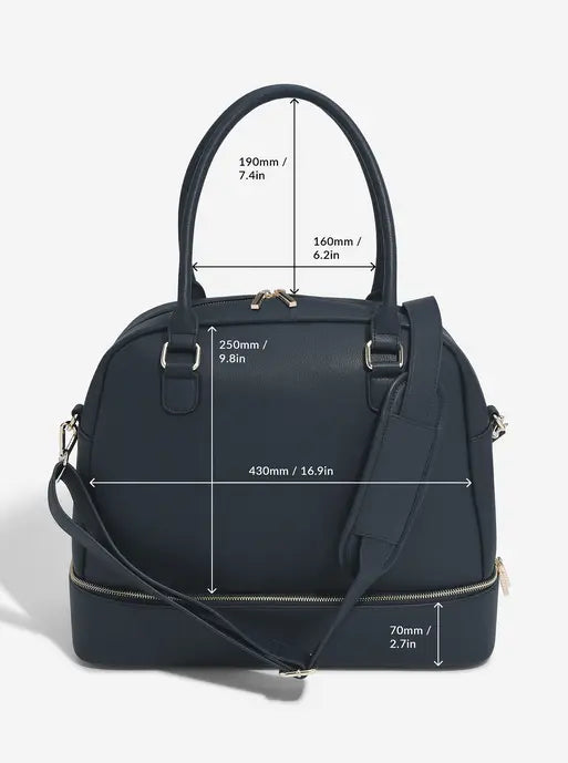 Stackers Handbag Navy Blue