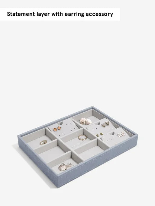 Stackers Standard Jewelry Layer for Classic Jewelry Box Blue