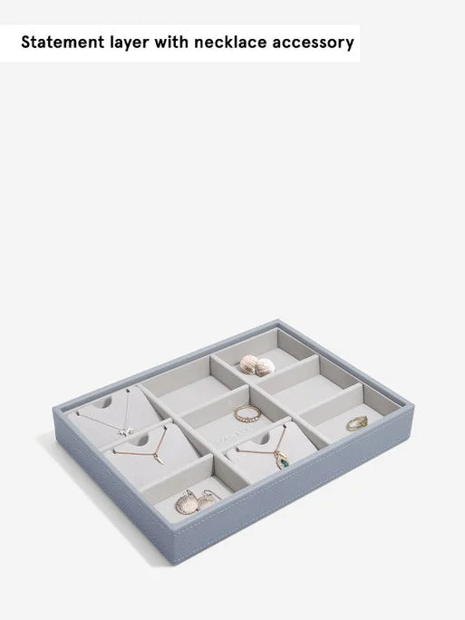 Stackers Standard Jewelry Layer for Classic Jewelry Box Blue