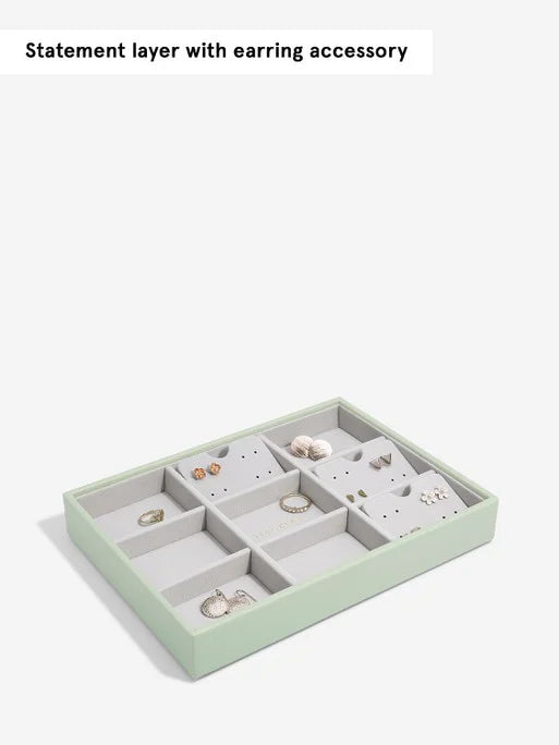 Stackers Standard Jewelry Layer for Classic Jewelry Box Sage Green