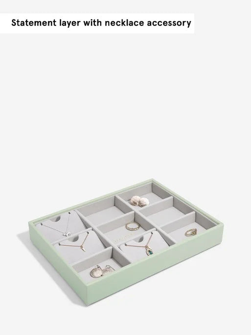 Stackers Standard Jewelry Layer for Classic Jewelry Box Sage Green