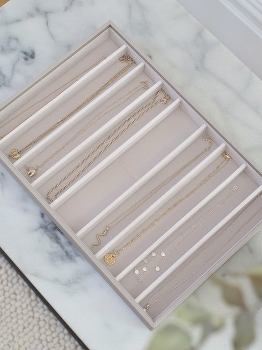 Stackers XL Halskettingenlaag Taupe