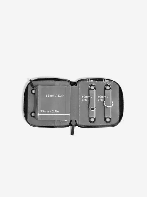 Stackers Compact Jewellery Roll Black