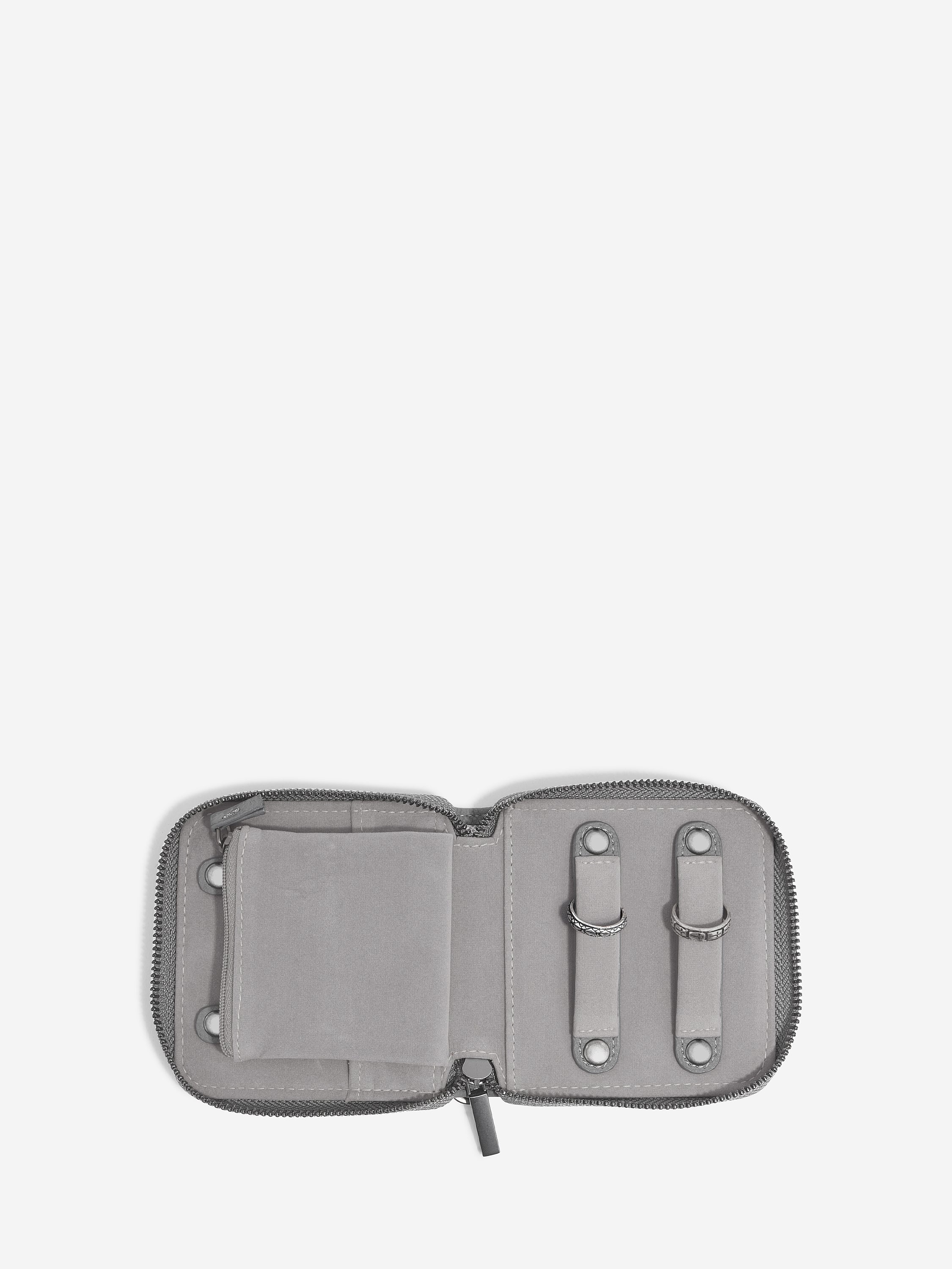 Stackers Compact Jewellery Roll Donkergrijs