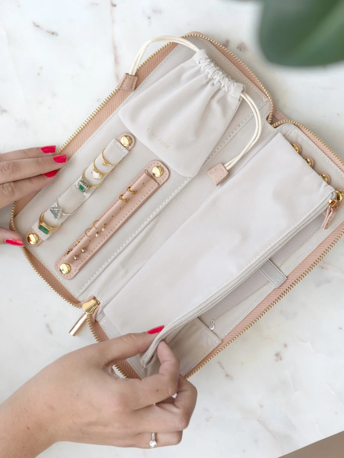 Stackers Jewellery Roll Roze