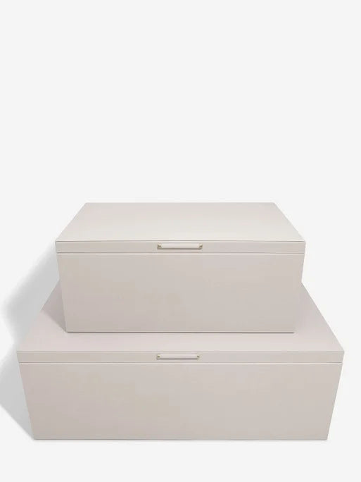 Stackers Opbergdozenset van twee Taupe