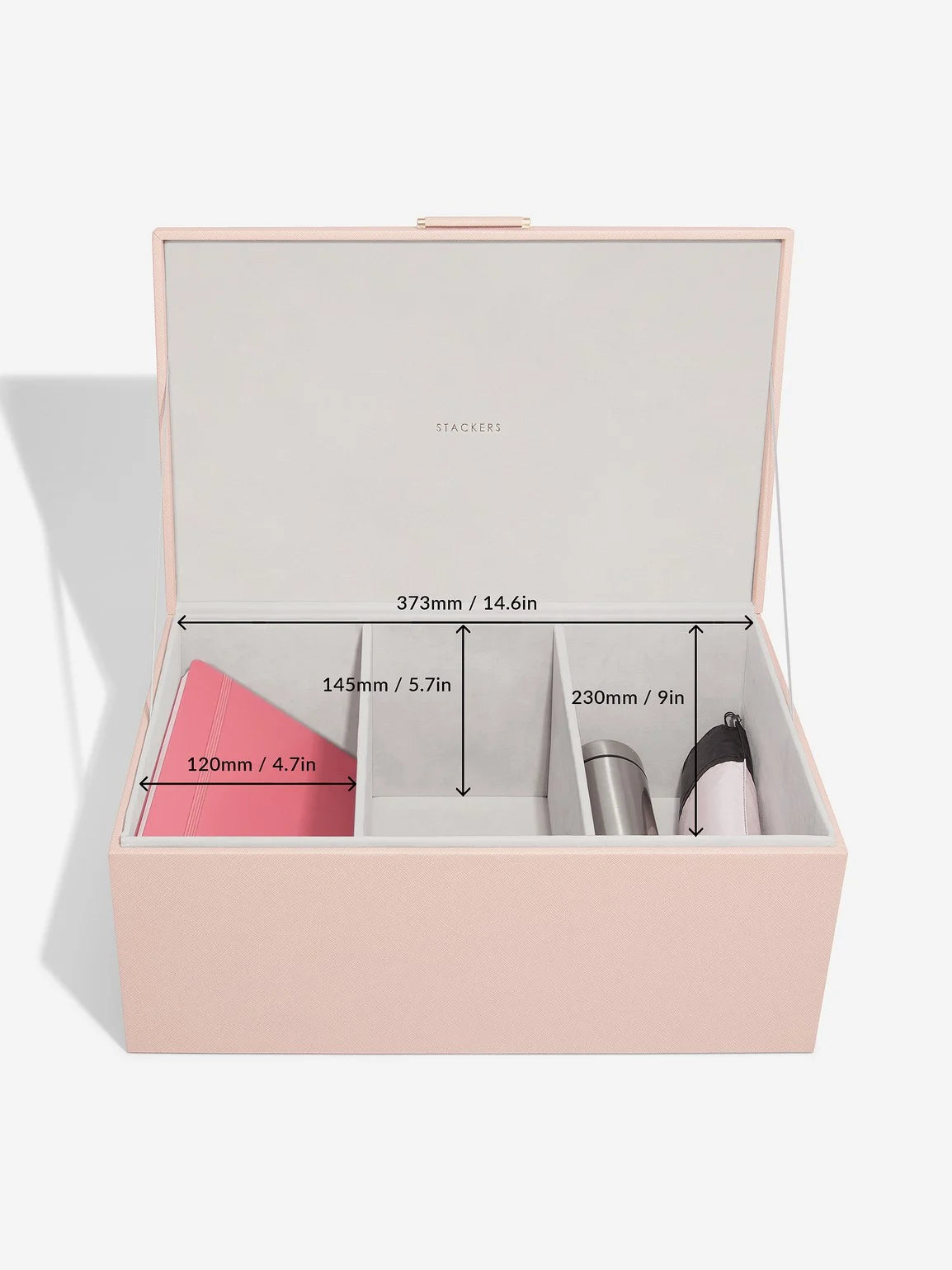 Stackers Storage Box Set of Two Pink