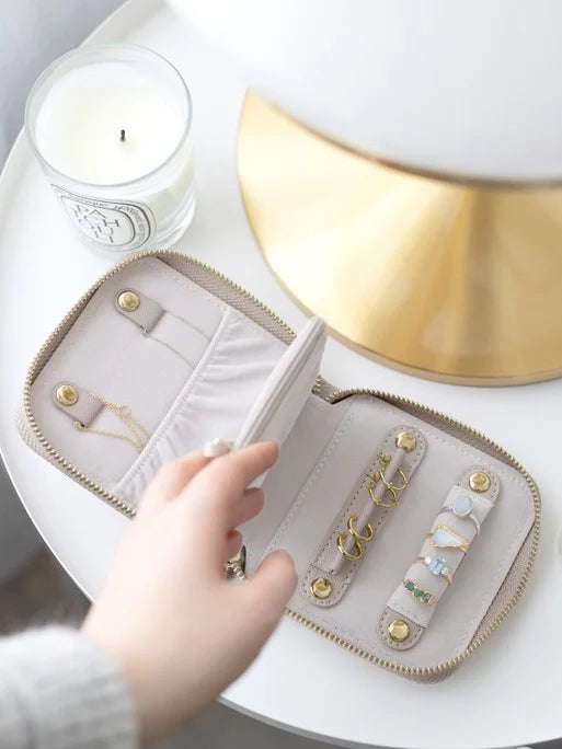 Stackers Compact Jewellery Roll Taupe