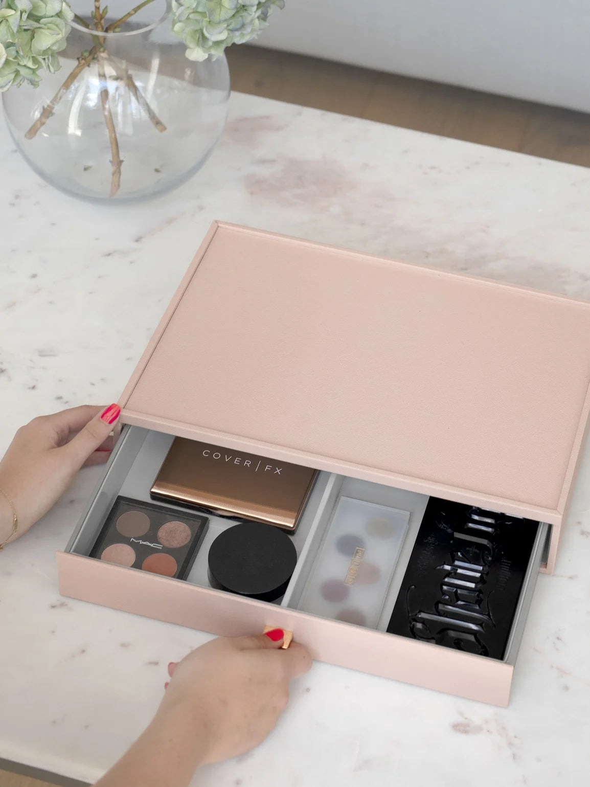 Stackers Makeup Organizer Lade Roze XL