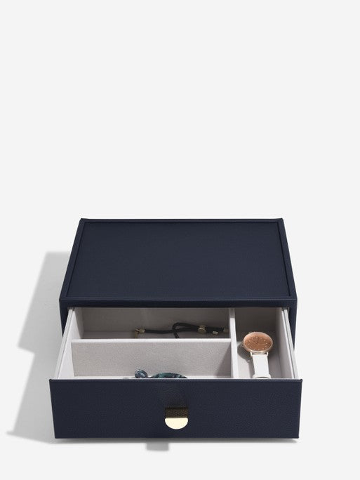 Stackers Accessoirelade voor Klassieke Display Juwelendoos Marineblauw