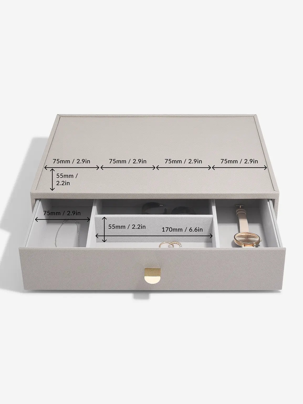 Stackers XL Accessoirelade Taupe