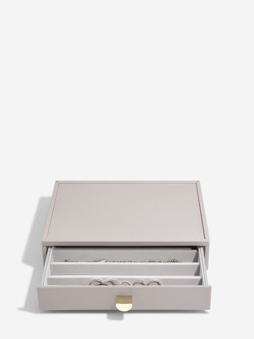 Stackers Halskettingenlade voor Klassieke Display Juwelendoos Taupe
