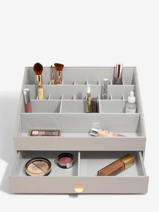 Stackers Supergrote Makeup Organizer Taupe
