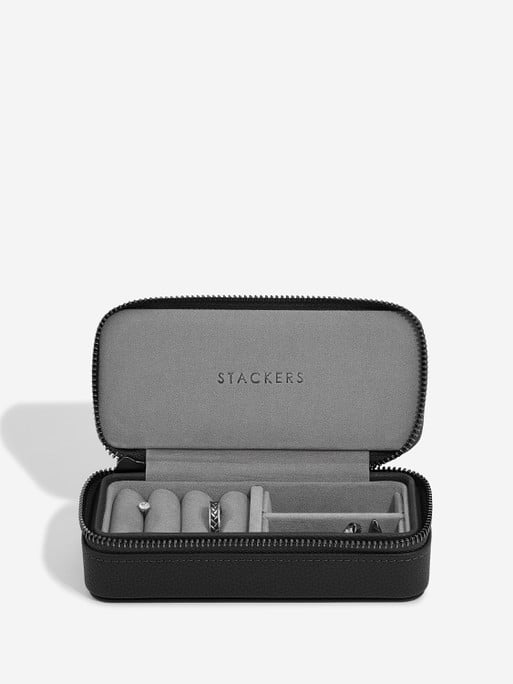 Stackers Medium Travel box Zwart