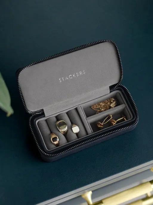 Stackers Medium Travel box Marineblauw