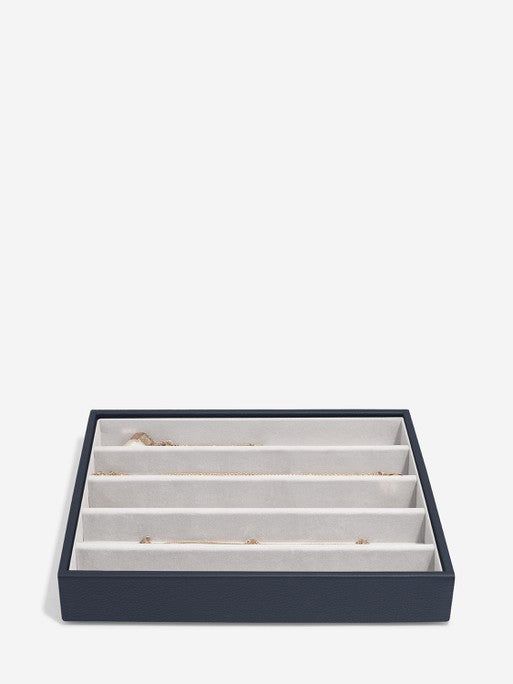 Stackers Necklace Layer for Classic Jewelry Box Navy Blue