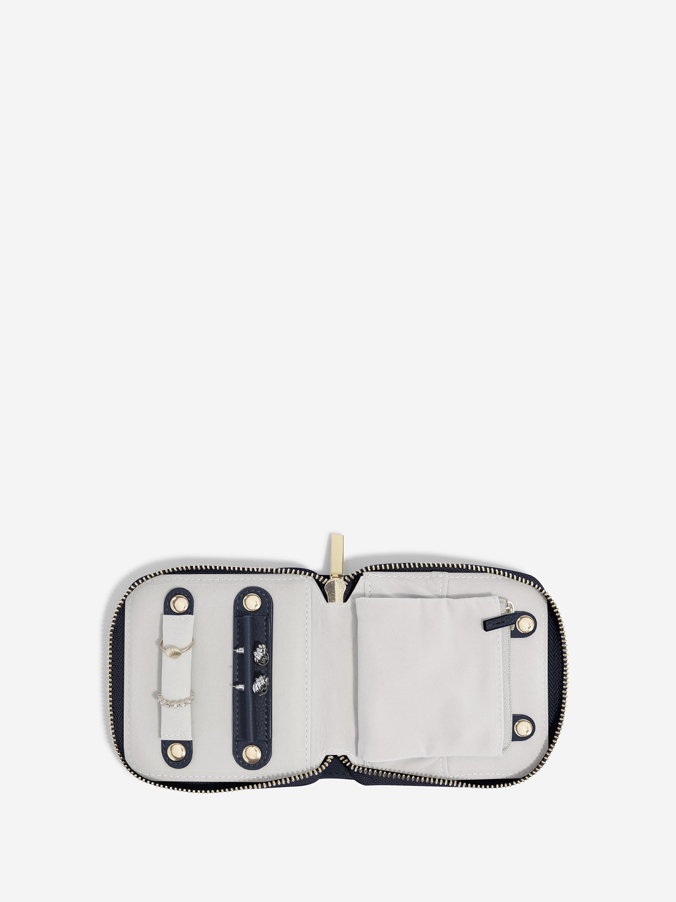 Stackers Compact Jewellery Roll Marineblauw