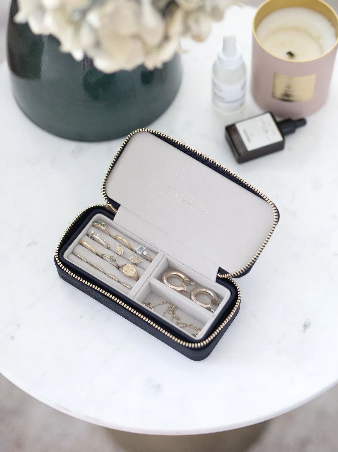 Stackers Medium Travel box Marineblauw