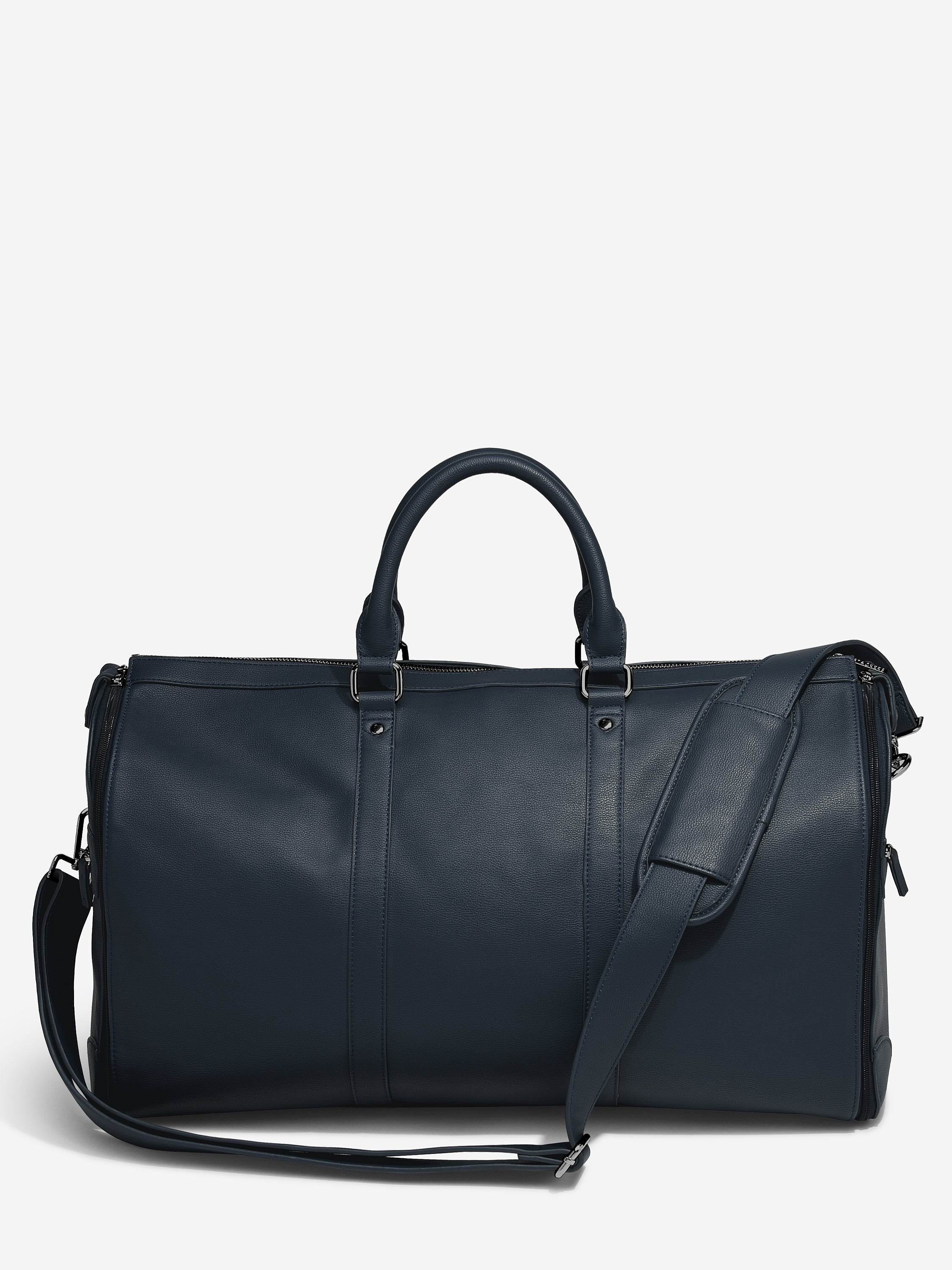 Stackers Garment Bag with Zipper Navy Blue
