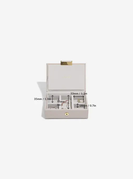 Stackers Micro Juwelendoos Set van 2 Taupe