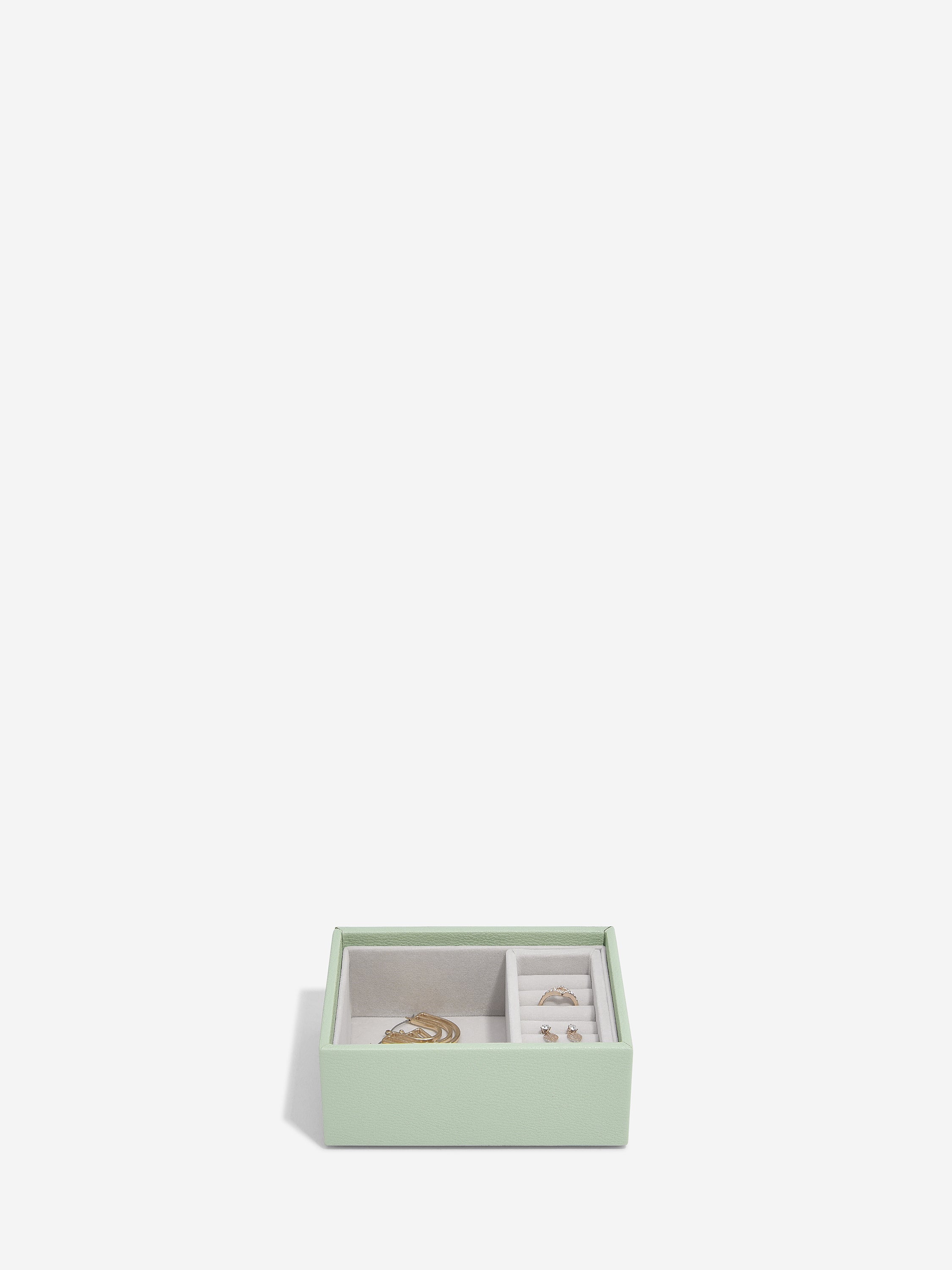 Stackers Micro Juwelendoos Set van 2 Saliegroen