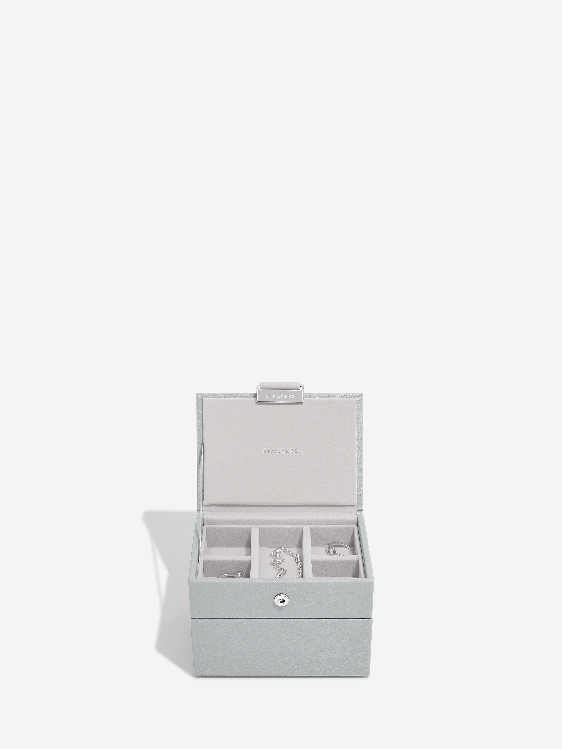 Stackers Micro Juwelendoos Set van 2 Grijs