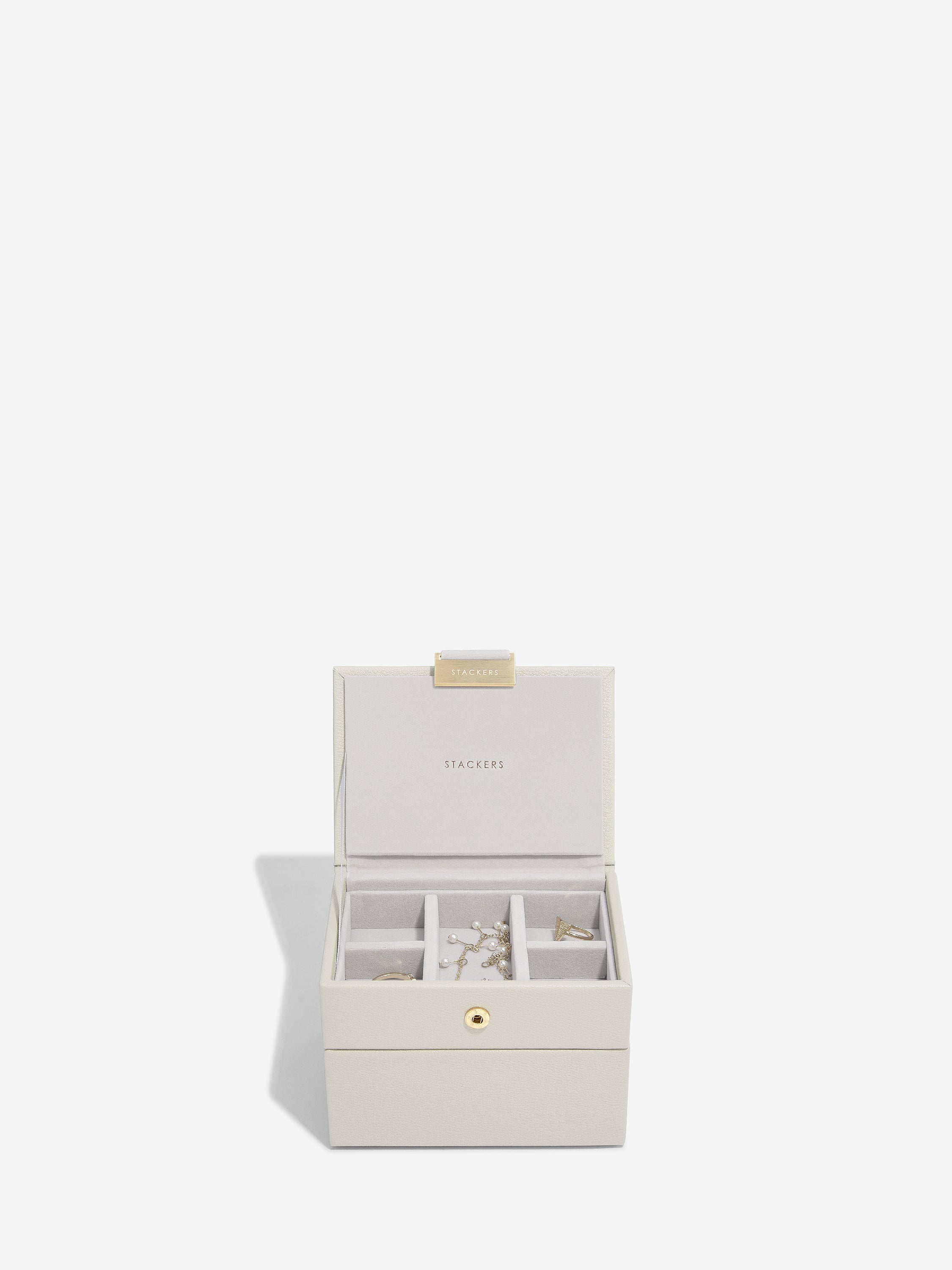 Stackers Micro Juwelendoos Set van 2 Havermout