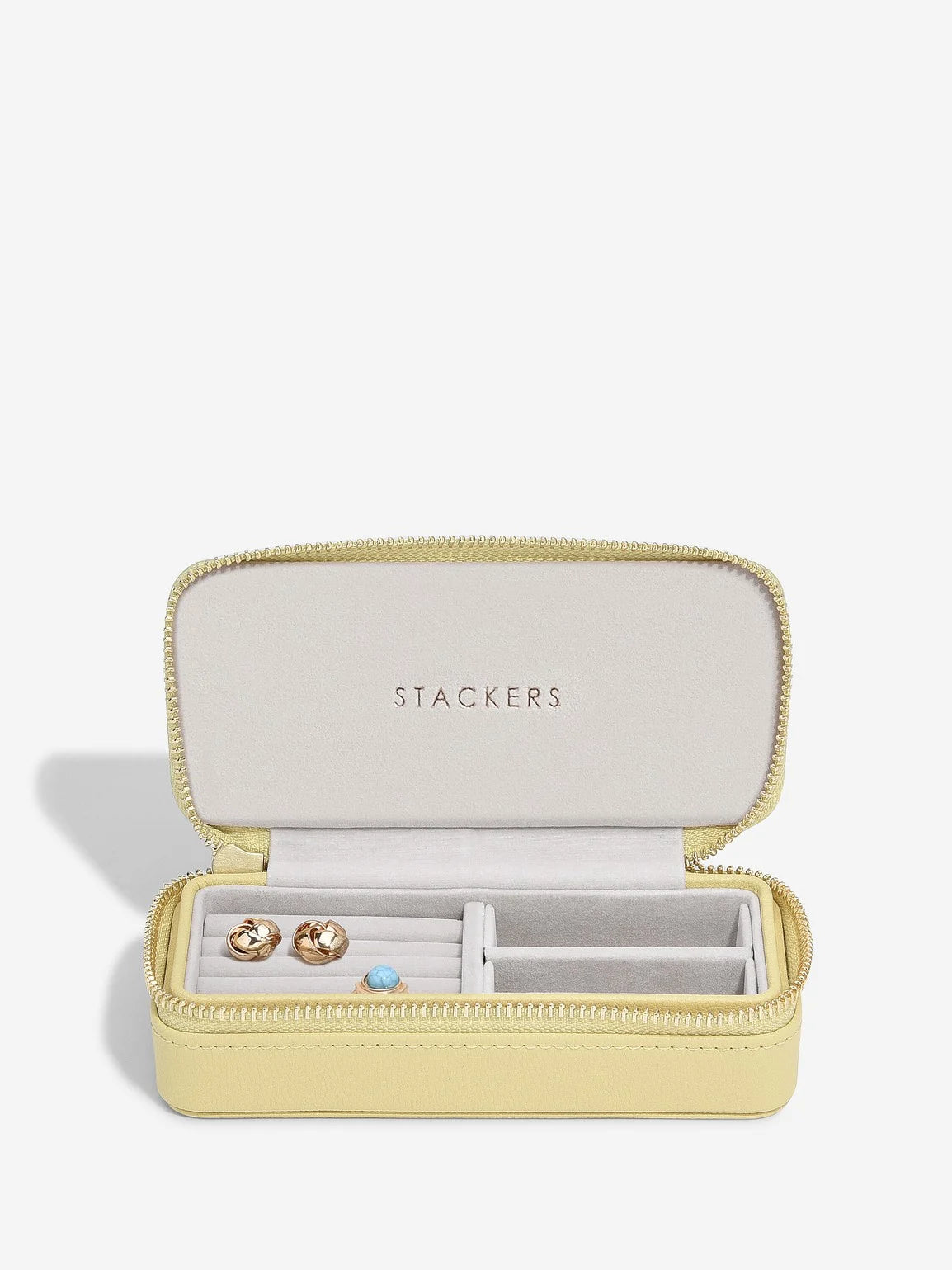 Stackers Medium Travel box Geel