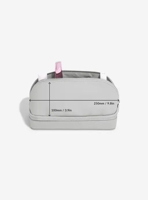 Stackers Cosmetics &amp; Jewelry Bag Grey