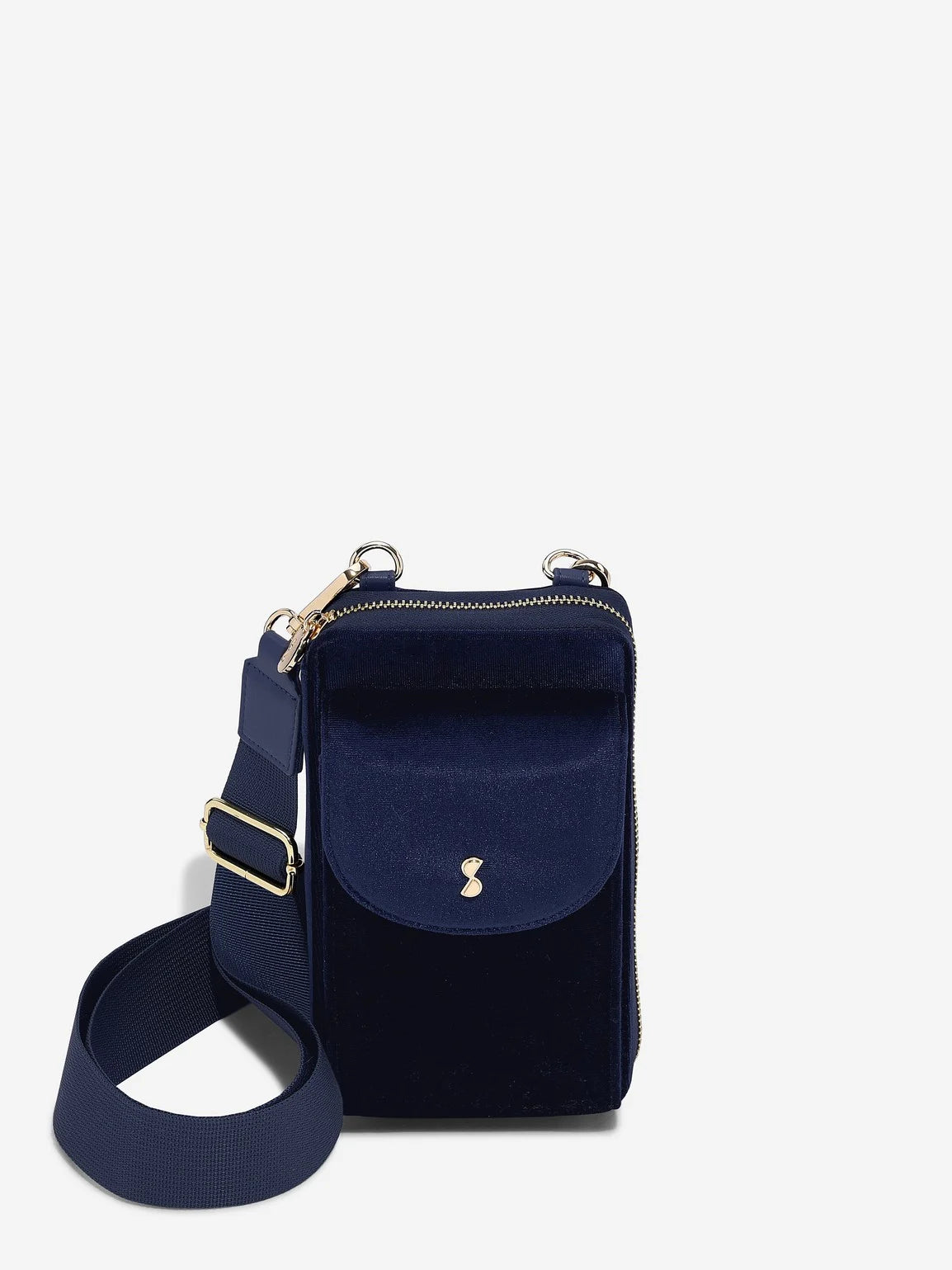 Stackers Heuptasje Marineblauw Fluweel
