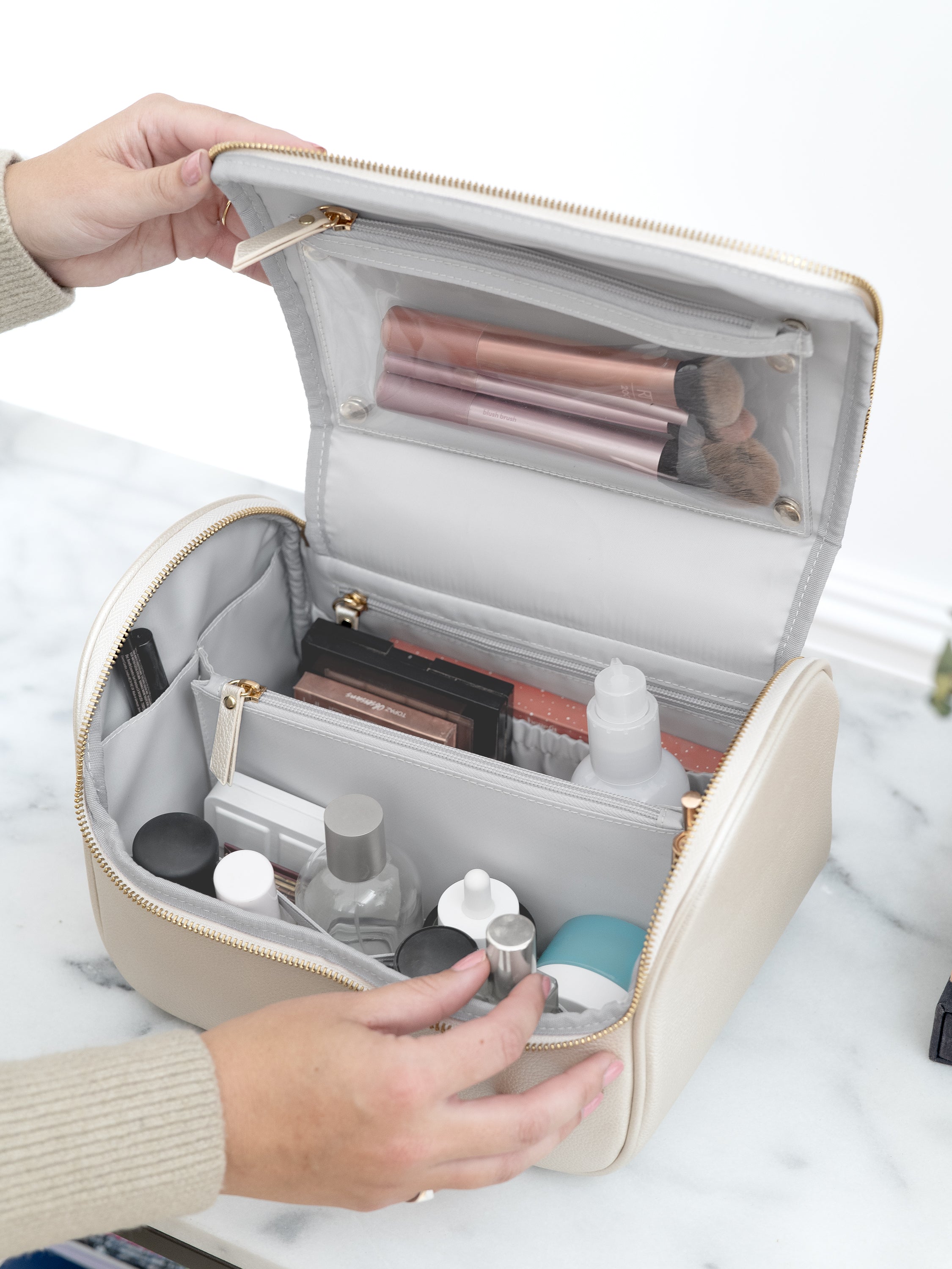 Stackers Grote Cosmeticacase Parelmoer