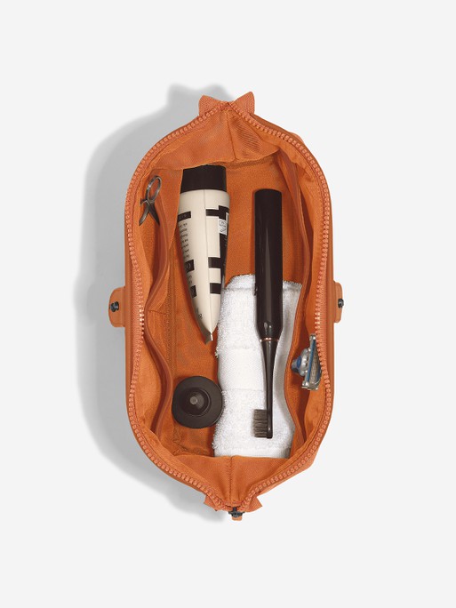 Stackers Toiletry Bag Orange Canvas