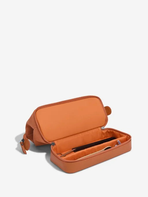 Stackers Toiletry Bag Orange Canvas
