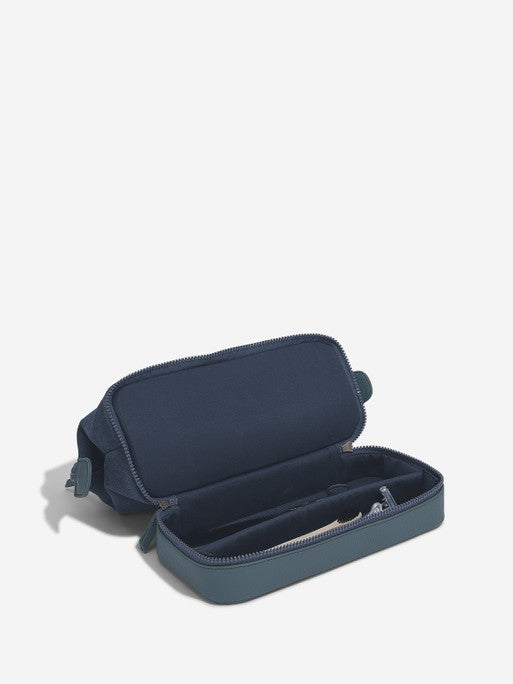 Stackers Toiletry Bag Blue Canvas