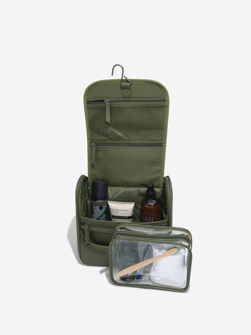 Stackers Hanging Toiletry Bag Green