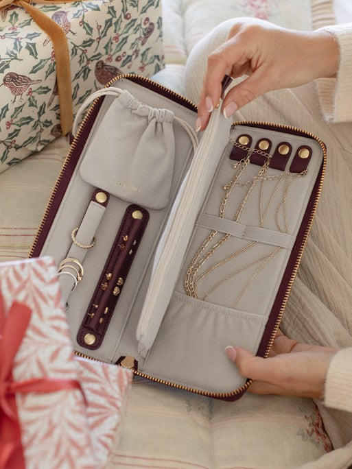 Stackers Jewellery Roll Bordeaux