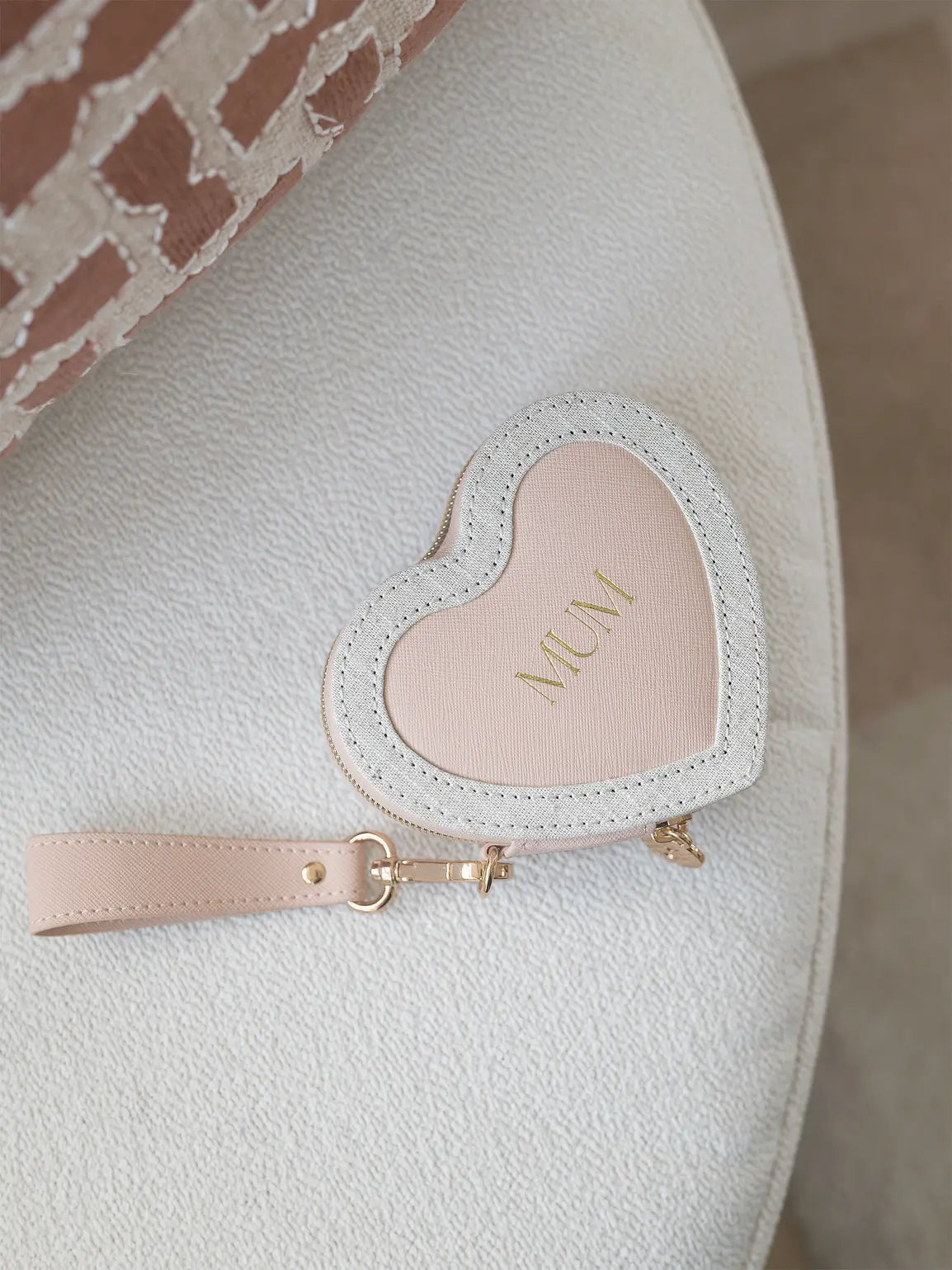 Stackers Mum Heart Travel Jewellery Box Roze