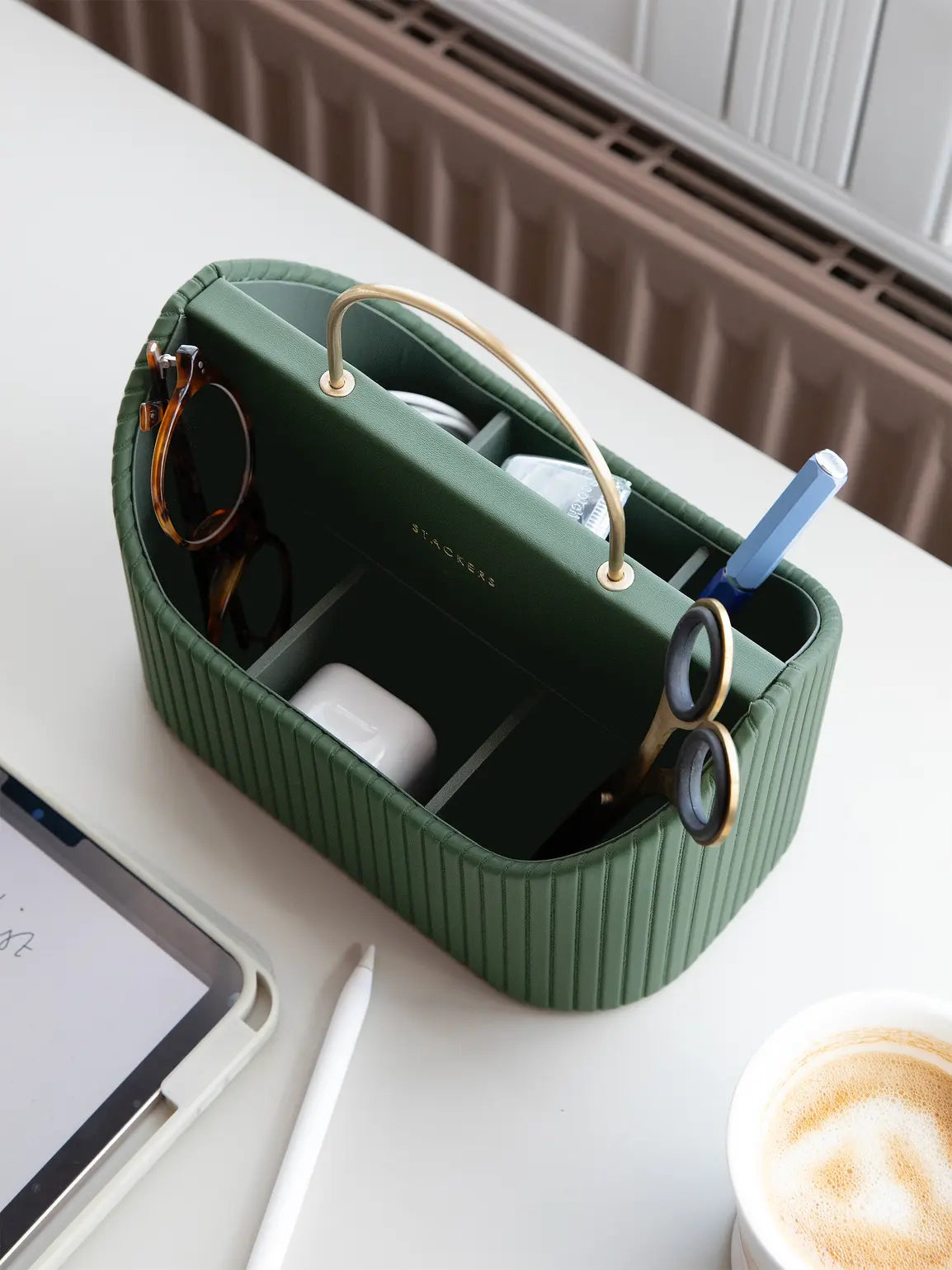 Stackers Bureau Organizer Smaragdgroen