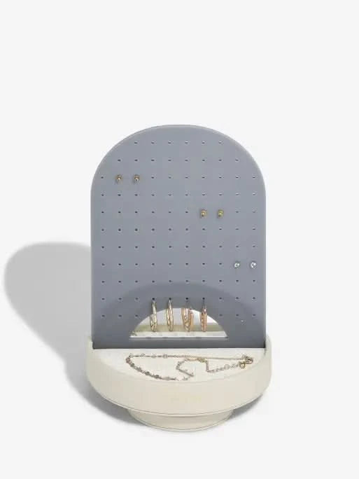 Stackers Rotating Earring Holder Oatmeal & Linen