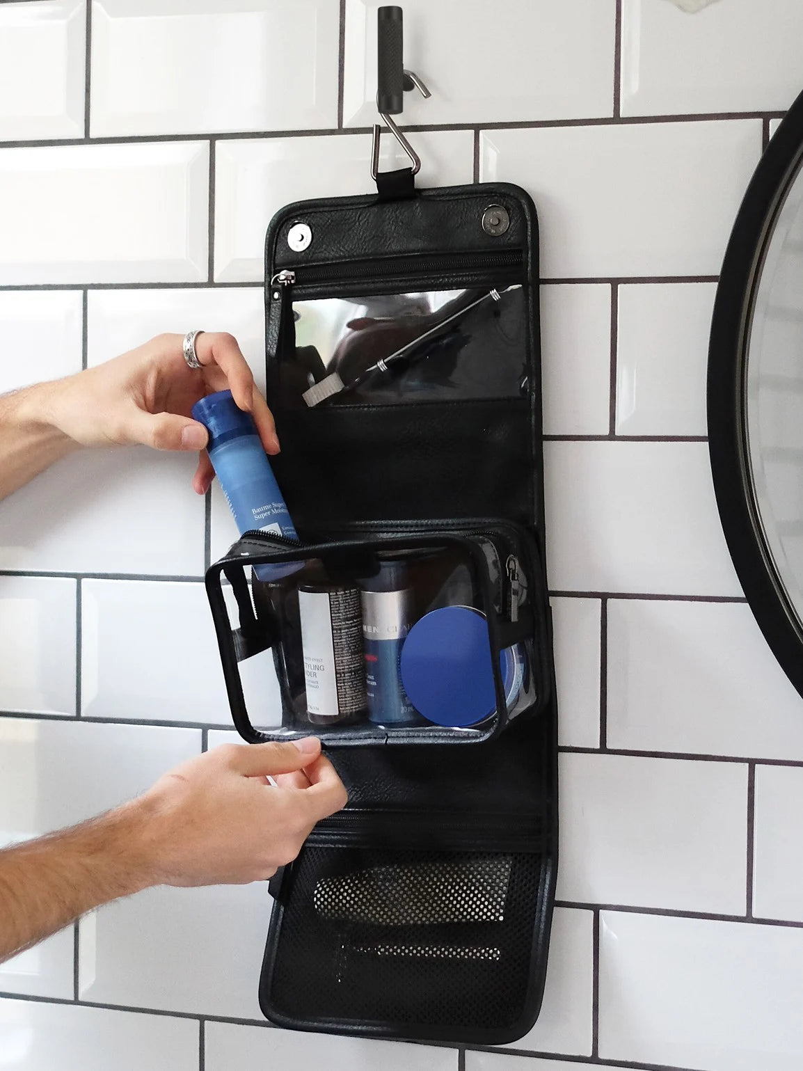 Stackers kleine hangende Toilettas Zwart