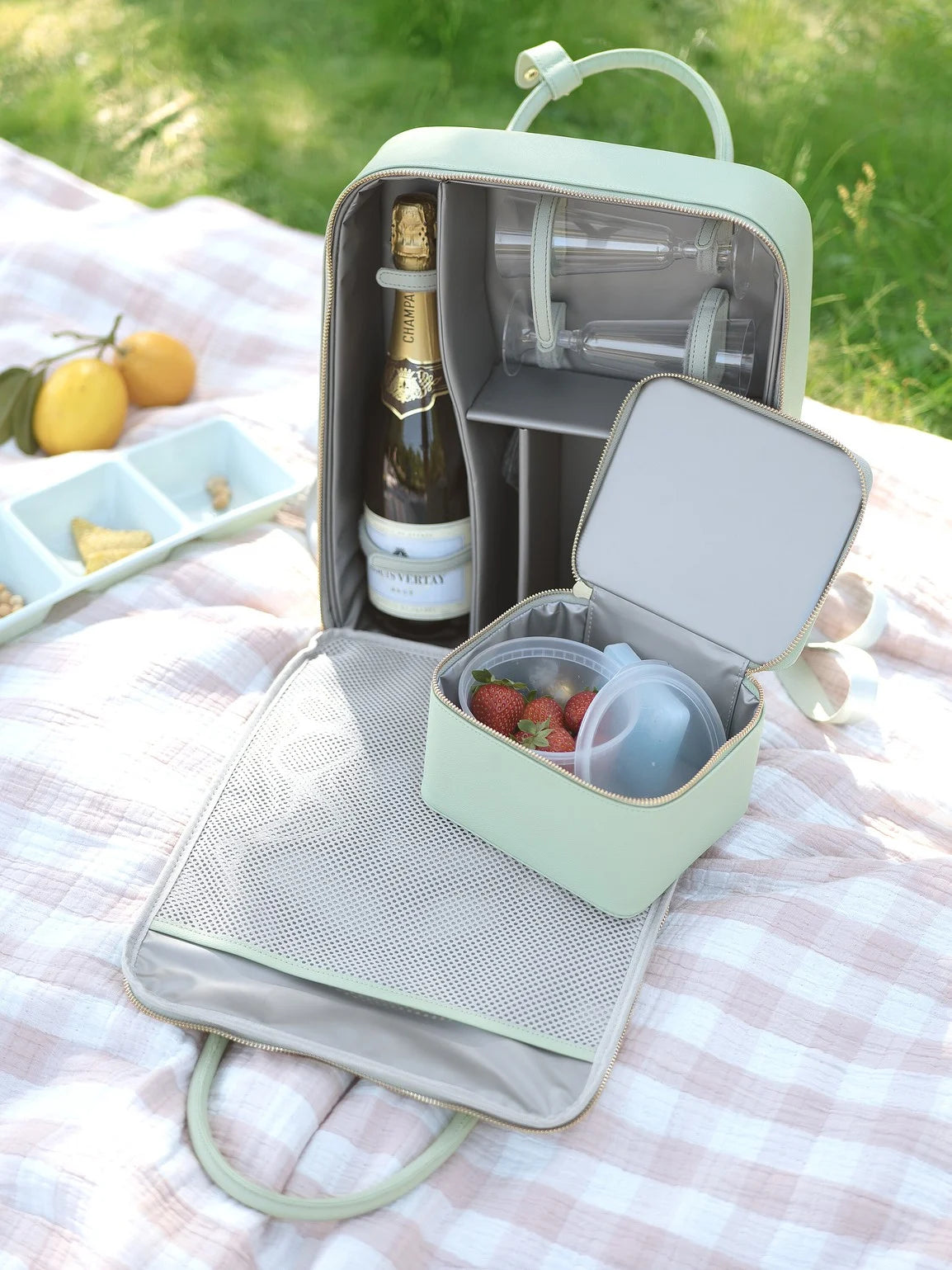 Stackers Picknicktas Saliegroen