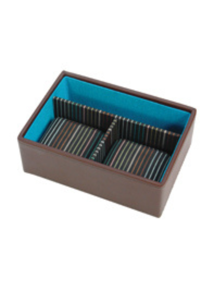 Stackers Mini Horloge & Accessoirelaag Chocolade Bruin