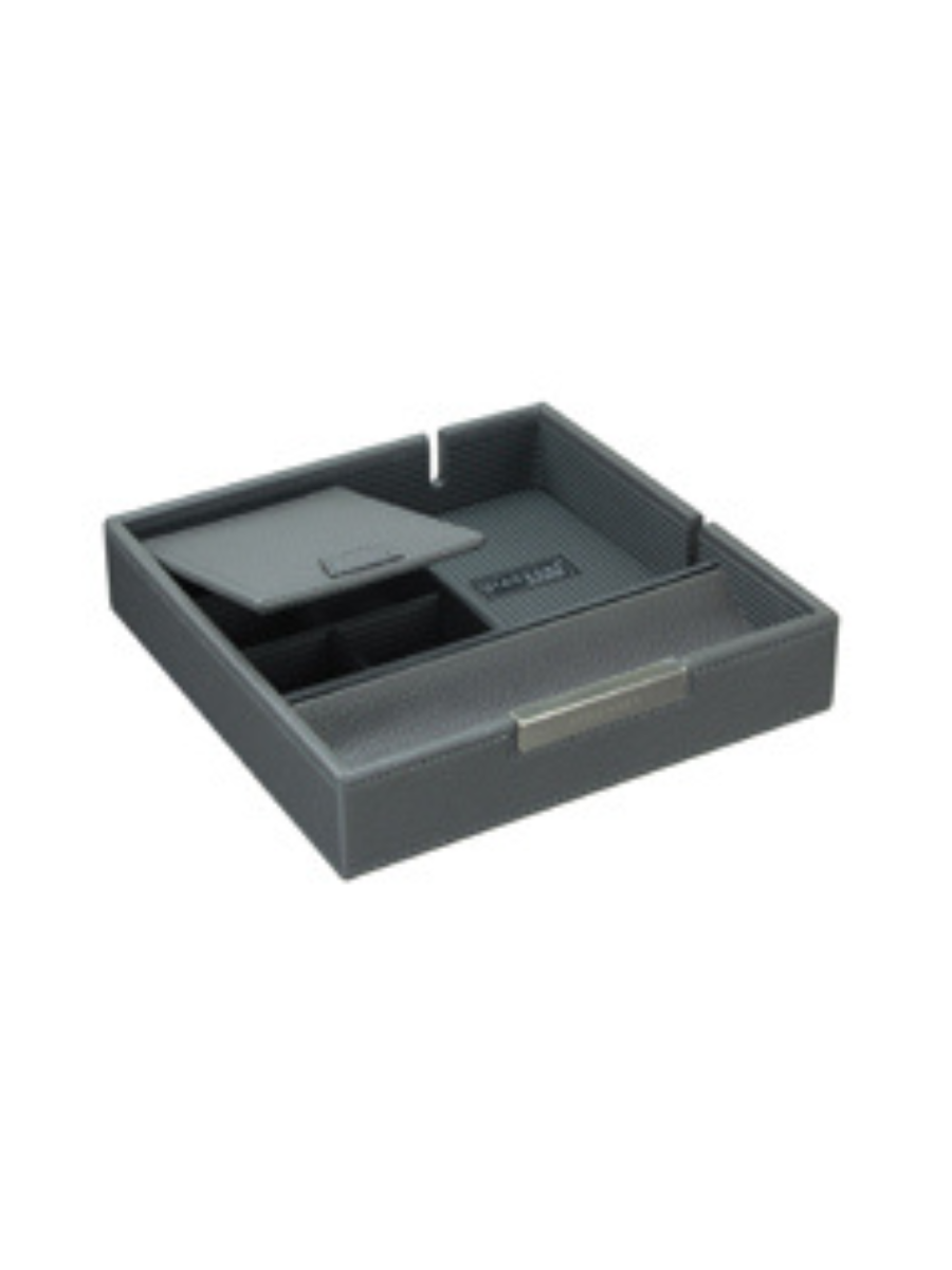 Stackers Horloge & Portefeuillebox Grijs