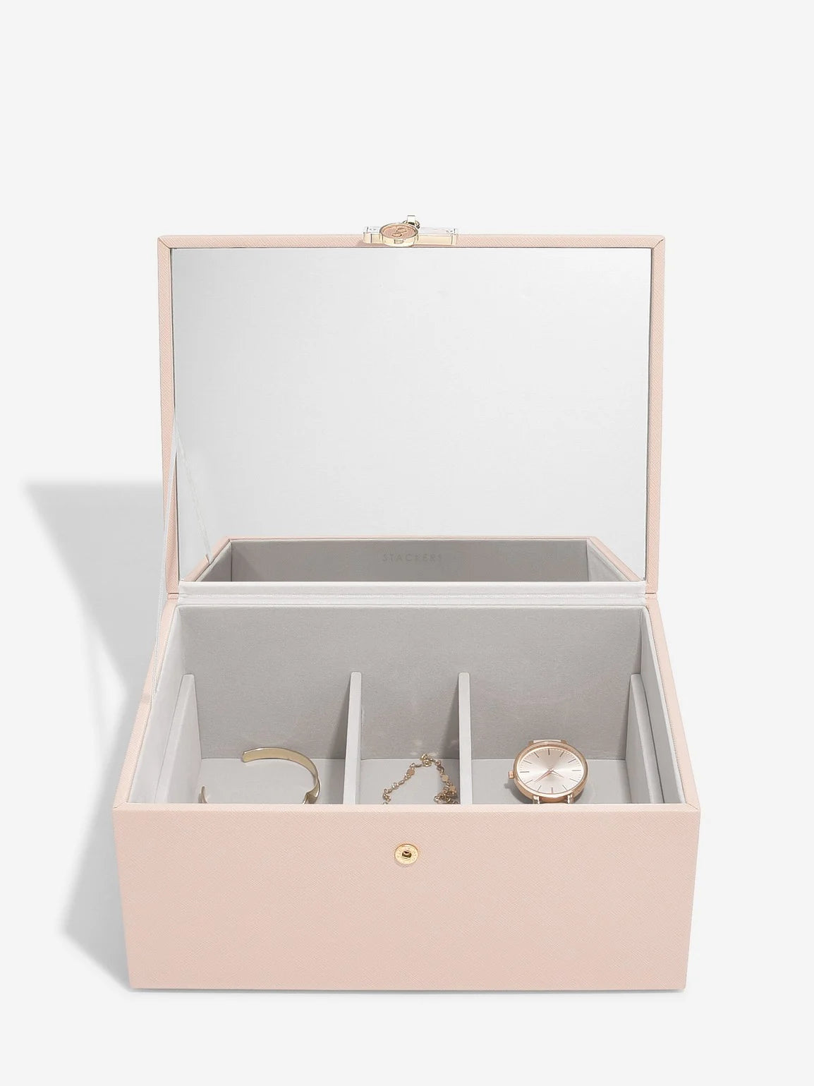 Stackers Luxury Classic Jewellery Box Pink
