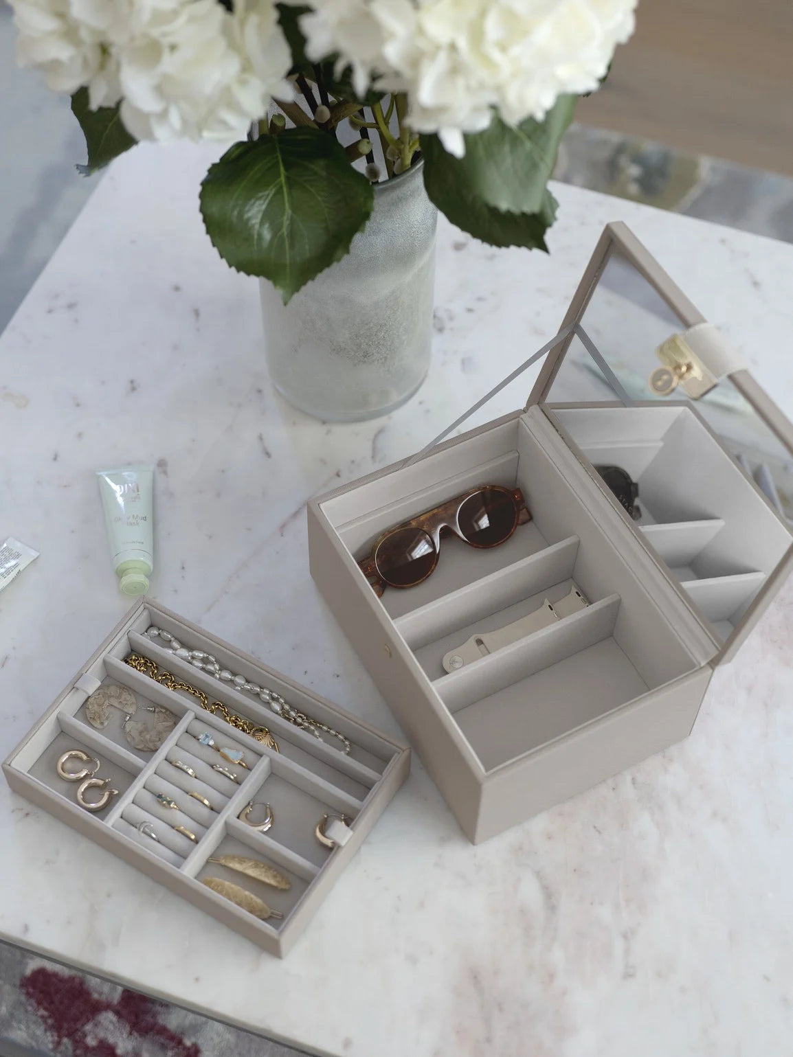 Stackers Luxe Klassieke Juwelendoos Taupe